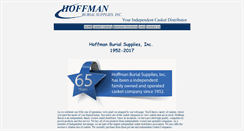 Desktop Screenshot of hoffmanburial.com